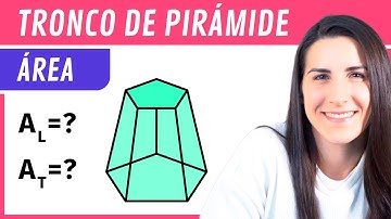 ÁREA de un TRONCO de PIRÁMIDE 🧁 Cuerpos Geométricos