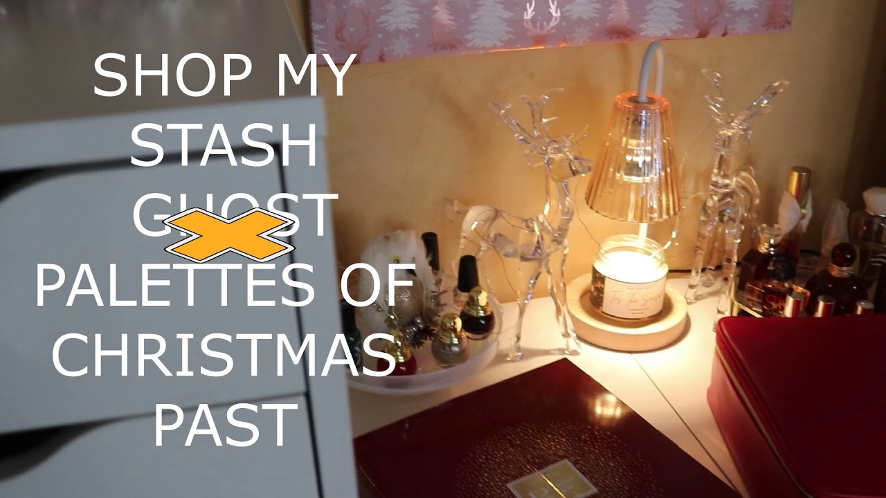 SHOP MY STASH DECEMBER 2025 & PALETTES OF CHRISTMAS PAST DAY 1