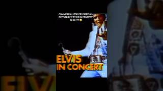 Commercial For Cbs Special-Elvis In Concert-10-03-77