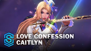Love Confession Caitlyn Wild Rift Skin Spotlight