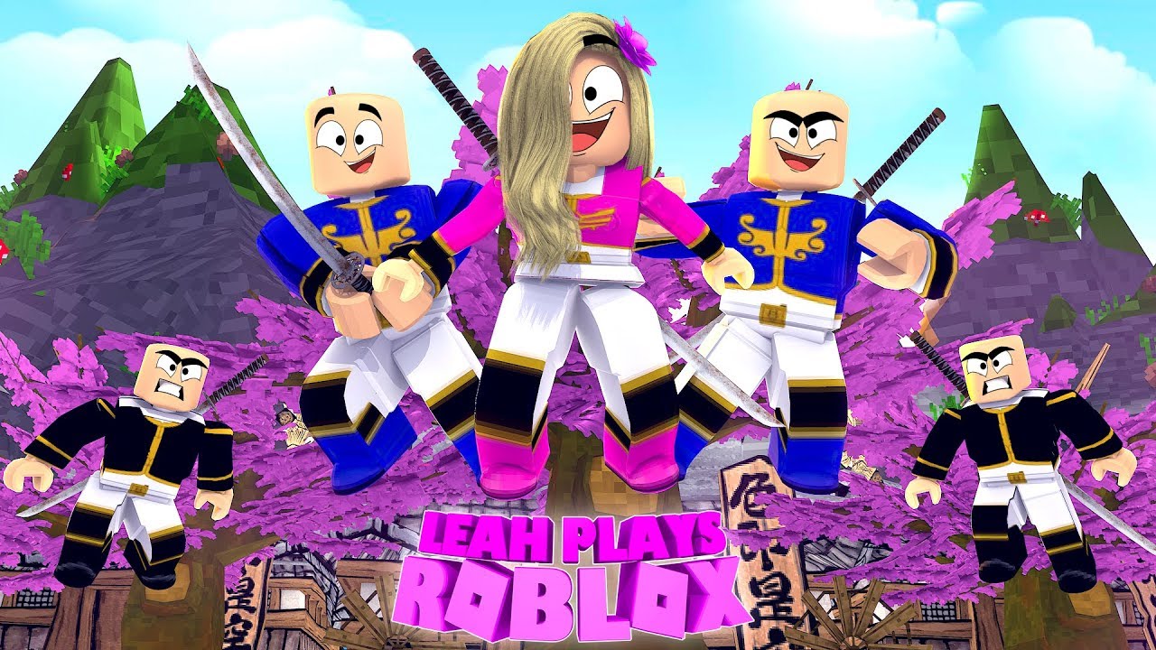 Roblox Little Leah Plays How To Become A Pink Girl Ninja Youtube - roblox ninja girl