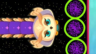 SNAKE IO 🐍 CIRCLE EVENT VS Reaching 99,999,999+ Mass Using This STELLA Snake Skin! screenshot 2