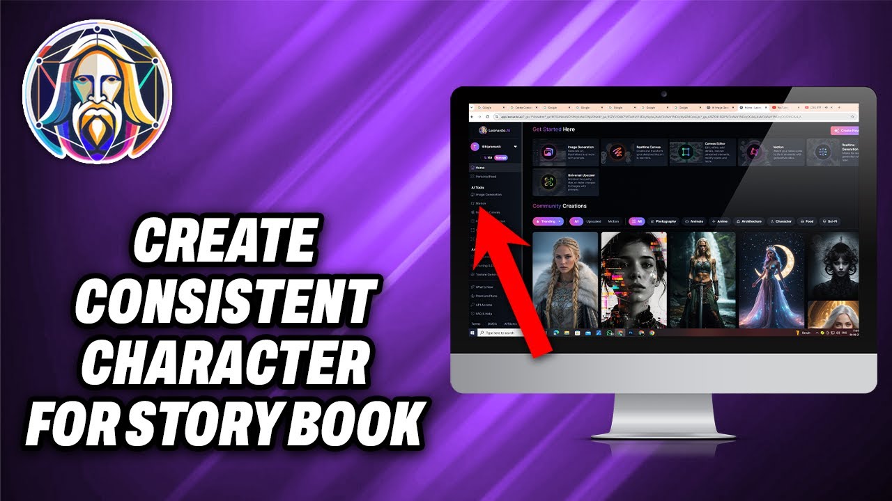 How To Create Consistent Character For Story Book With Leonardo AI ...