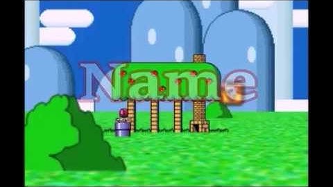 Super Mario Intro Template