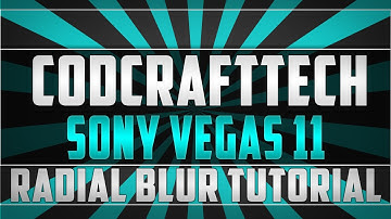 Sony Vegas Pro 11 - Radial Blur Tutorial