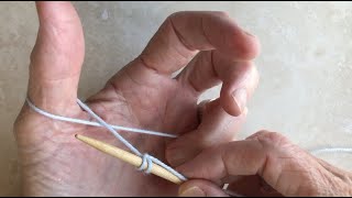 Long Tail Cast On Thumb Method by James Cox Knits 384 views 3 years ago 3 minutes, 56 seconds