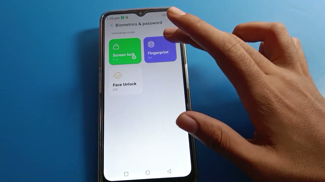 Fingerprint Lock setting Lava Blaze Nxt, how to remove fingerprint lock lava phone