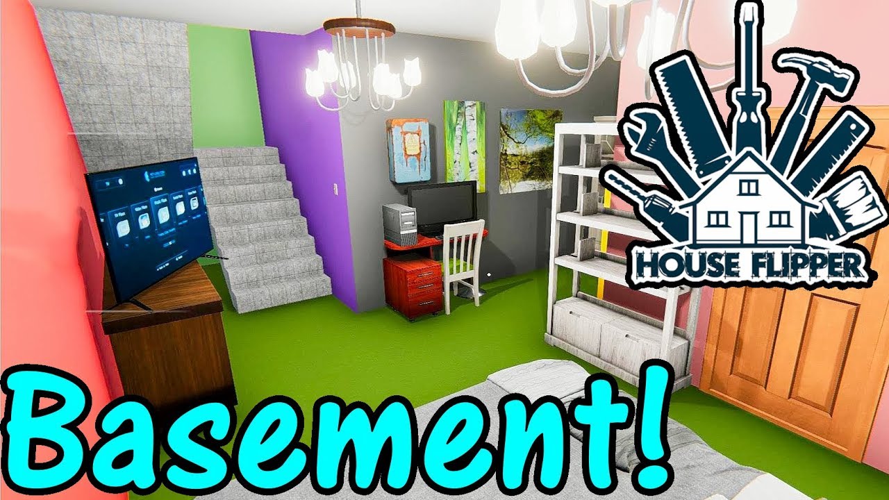 Let's Play House Flipper 34 Basement! YouTube