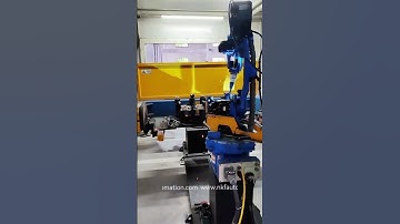 Our Three-Axis Horizontal Positioner supporting Yaskawa robot for welding automation