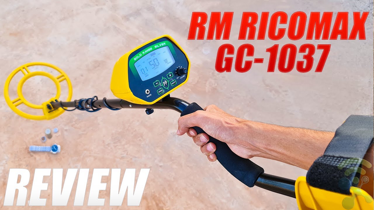 RM RICOMAX Professional Metal Detector GC-1037 Review - YouTube