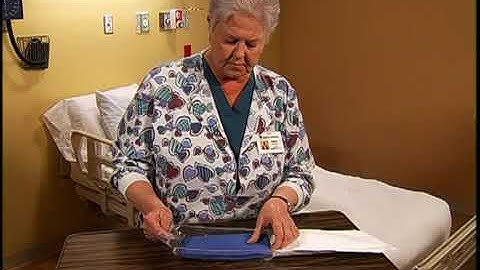 Free Nursing Video Lecture Sterile Technique  Creating a Sterile Field 3