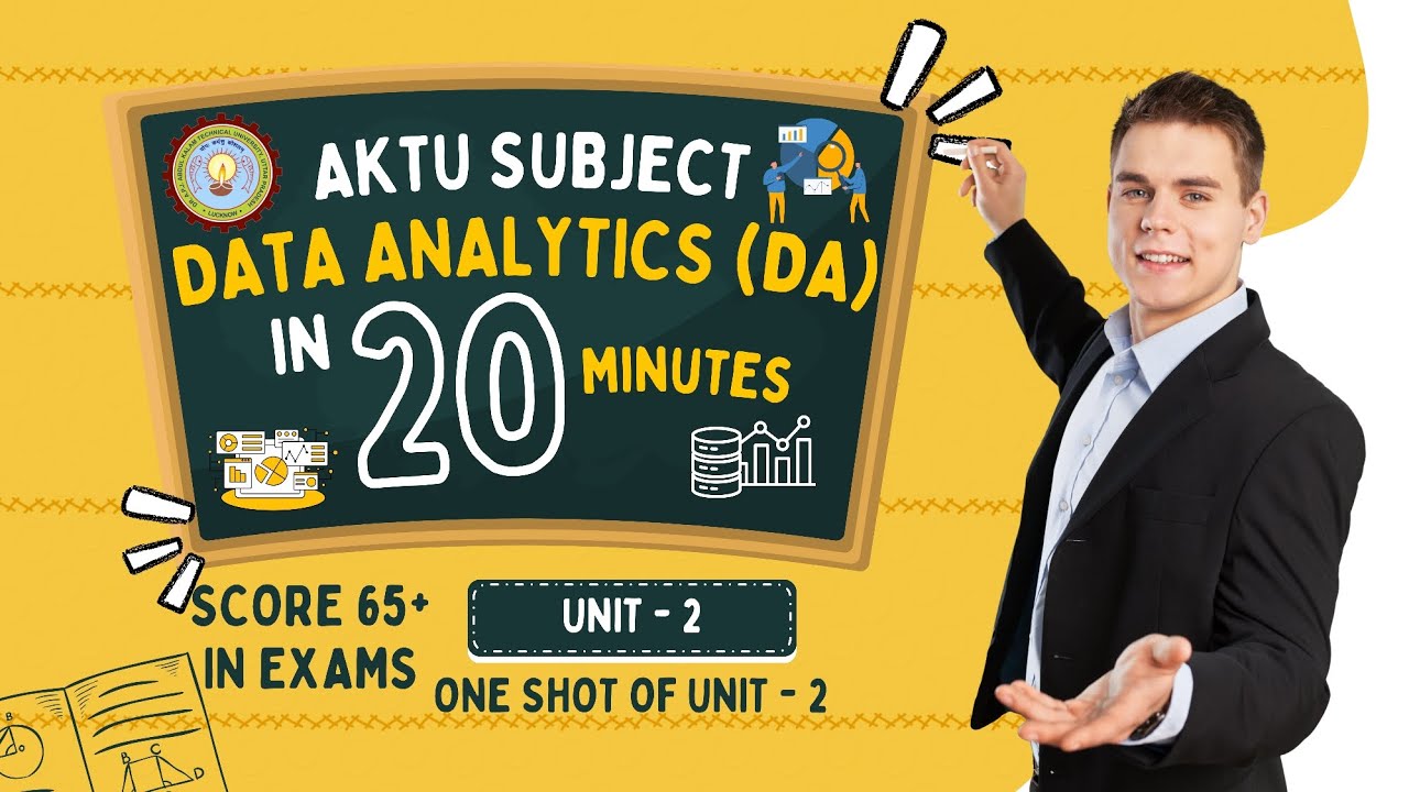 Data Analytics | Unit - 2 | ONE SHOT | AKTU | BTECH | 3rd Year | DA ...