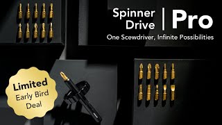 Spinner Drive Pro X Anti Slip Bits - Grooved For Maximum Grip