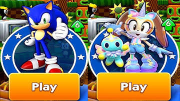 Sonic Dash Sonic VS Unicorn Cream Gameplay (iOS, Android) Part 2