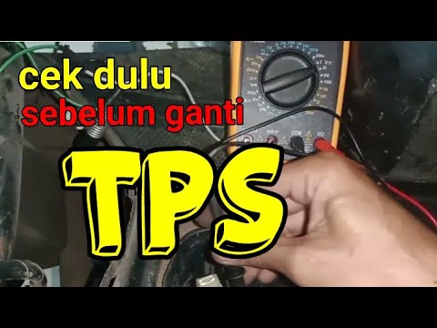 Cara mengukur sensor tps, pakai avometer digital || multitester