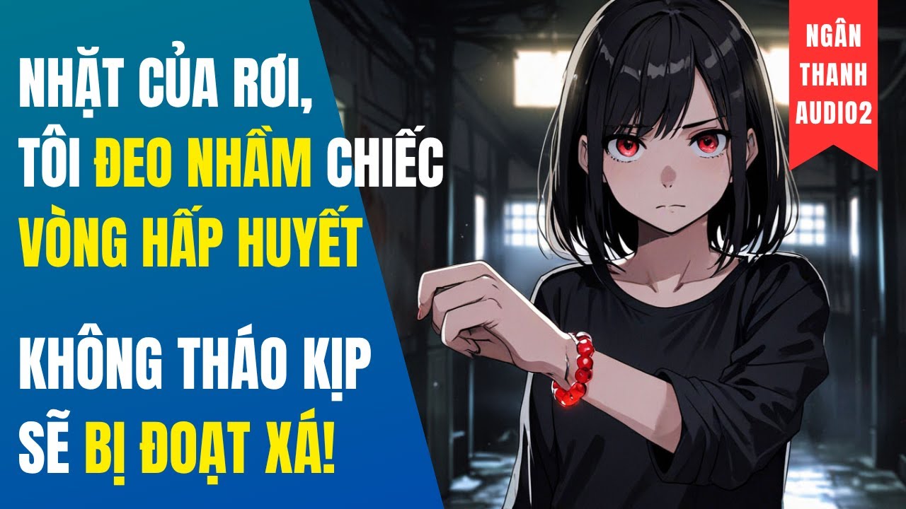 NHẶT CỦA RƠI, TÔI ĐEO NHẦM CHIẾC VÒNG HẤP HUYẾT, K THÁO KỊP SẼ BỊ ĐOẠT XÁ|TRUYỆN AUDIO | KINH DỊ