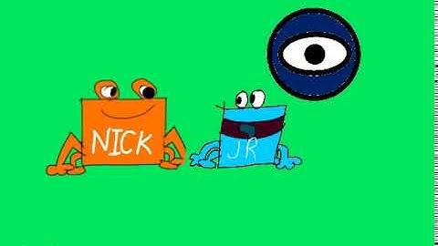 Nick Jr CBS Frog Logo