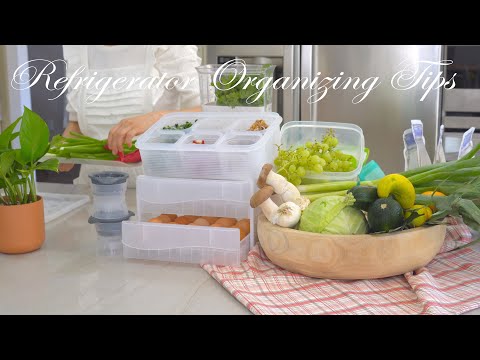 🌿 Refrigerator Organizing Tips recommended for Housewives (Subtitles)