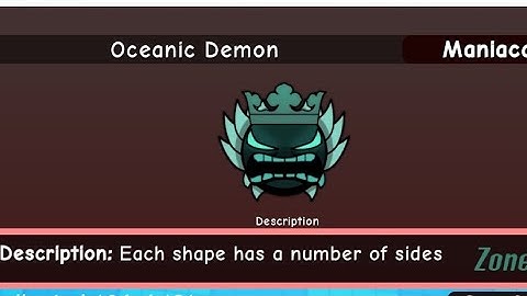 New Update Zone 6| How Oceanic Demon in Find the Geometry Dash Difficulties | Roblox