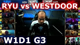 H2K vs AHQ W1D1 - RYU vs WESTDOOR Player Experience Stream | Group C LoL S6 World Championship 2016