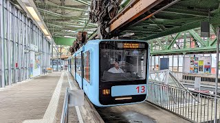 Wuppertal Schwebebahn - Suspended Railway in Germany!