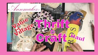 Thrifty & Crafty Haul: Value village January 2024