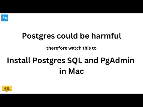 Video: Come accedo al database PostgreSQL su Mac?