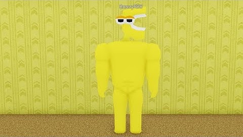 How to get C LETTER BODY BUILDER BACKROOMS MORPH in Backrooms Morphs (ROBLOX)