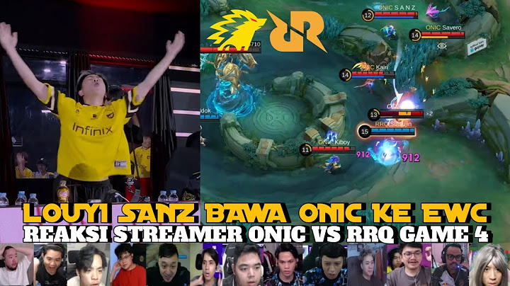 ONIC IS BACK GO TO MSC‼️RRQ TURUN KE LOWER - REAKSI STREAMER ONIC VS RRQ GAME 4 MPL ID SEASON 15