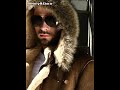 Denny&Dora Men's Shearling Jacket Flight Jacket Mid-Length Sheepskin Coat Hooded Brown Jacket