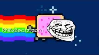 Extended nyan cat - troll face