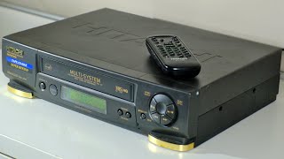 2000 Hitachi Vt-Mx818E (Au) Vcr Vhs Tape Rewind (With Remote)