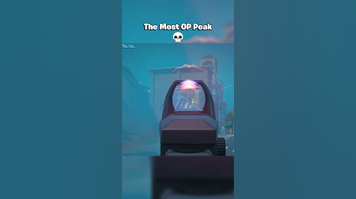 The Best Peak In Fortnite 🤯 | How To Set Up The Most Broken Peak 🤫 #shorts