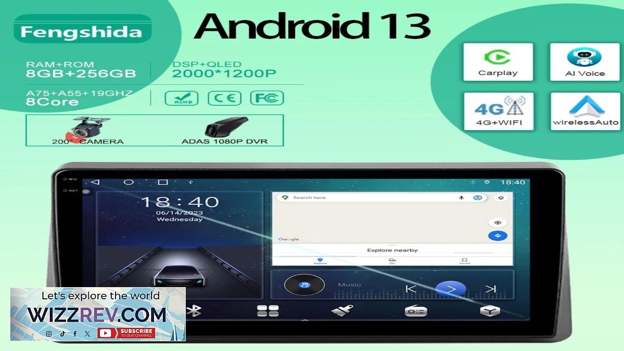 Car For Renault Master 2019 2022 Android Auto Radio Stereo Head Review