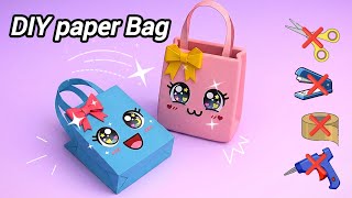 How to Make a Kawaii Paper Bag at Home (Step-by-Step)DIY paper bag,paper bag without glue