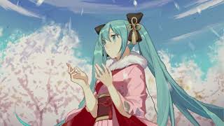 【KMA】雪桜~夕暮れのさかみち~【初音ミク】【オリジナル】