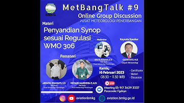 MetbangTalk #9 - Penyandian Synop sesuai Regulasi WMO 306