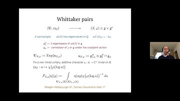 Eulerianity of Fourier coefficients of automorphic forms - Henrik Gustafsson