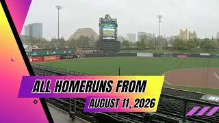 All 38 Homeruns From August 11Th, 2026 Highlights