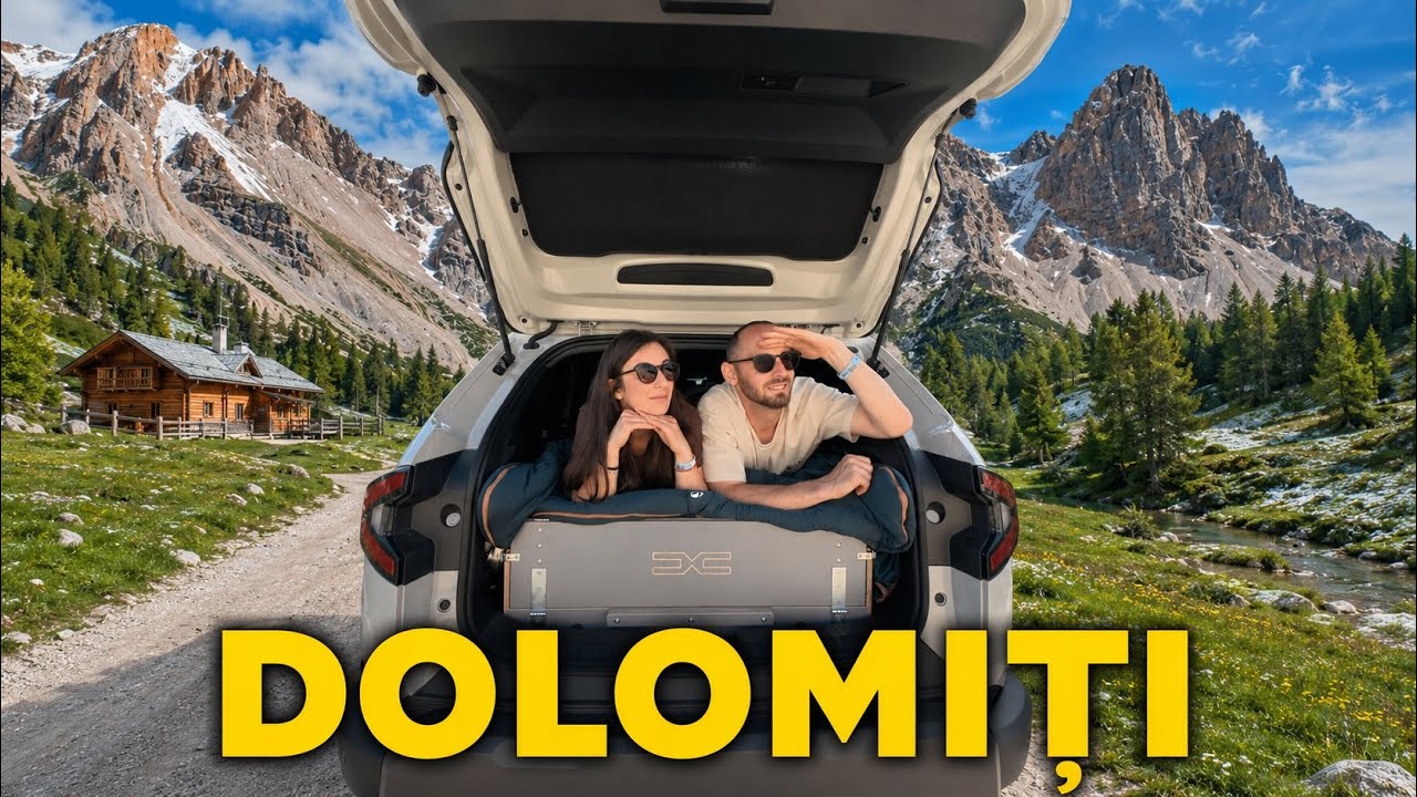 Campăm pentru prima dată în Dolomiți cu Dacia Duster Mini-Camper!