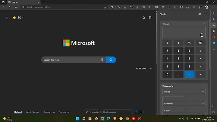 Microsoft Edge could be getting a new Quick Actions Sidebar to replace the Edge bar