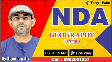 INDIAN GEOGRAPHY #01by Sandeep Sir |Target Point Defence Academy Jaipur