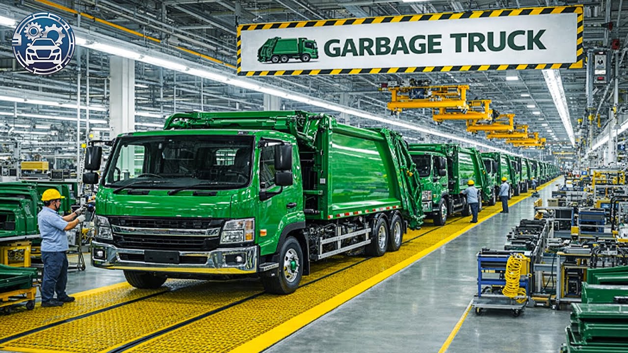 How a Garbage Truck Is Built — Inside the Waste Collection Vehicle Factory | Full Process