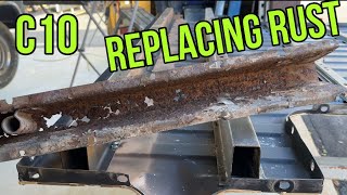 C10 Project:  Replacing Rusty Bed Crossmember with LMC Part