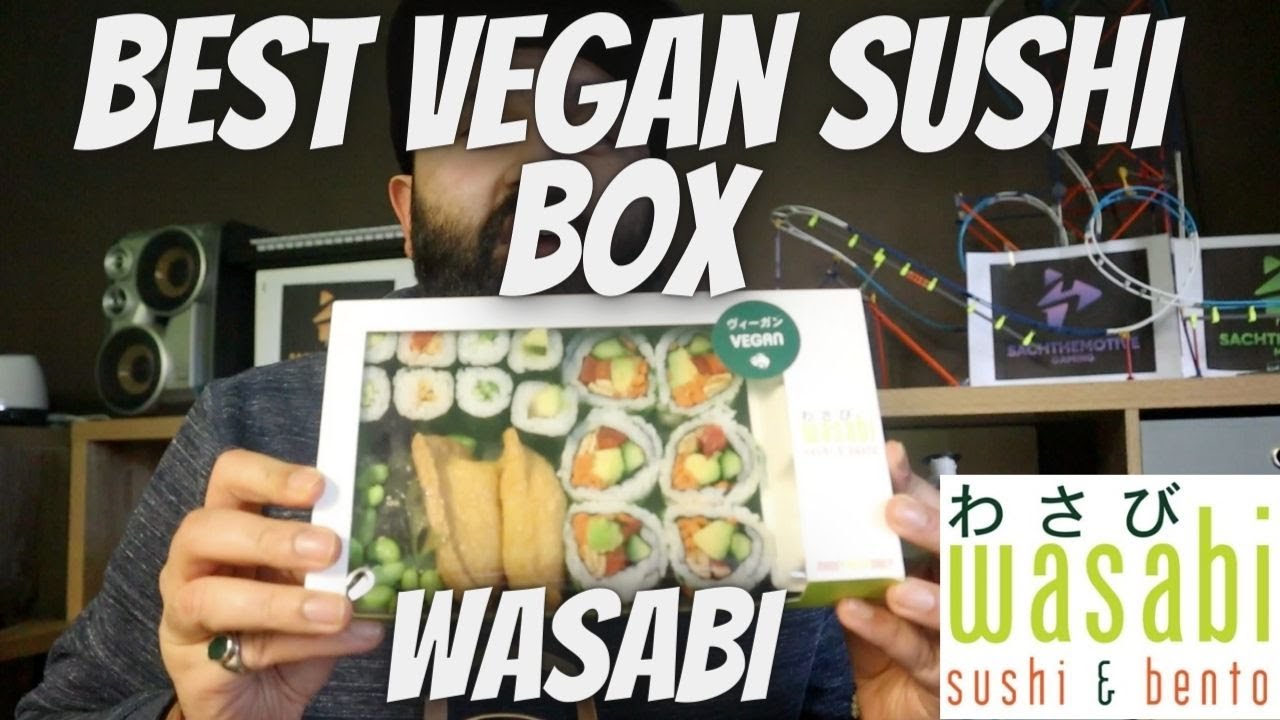 wasabi vegan sushi box YouTube