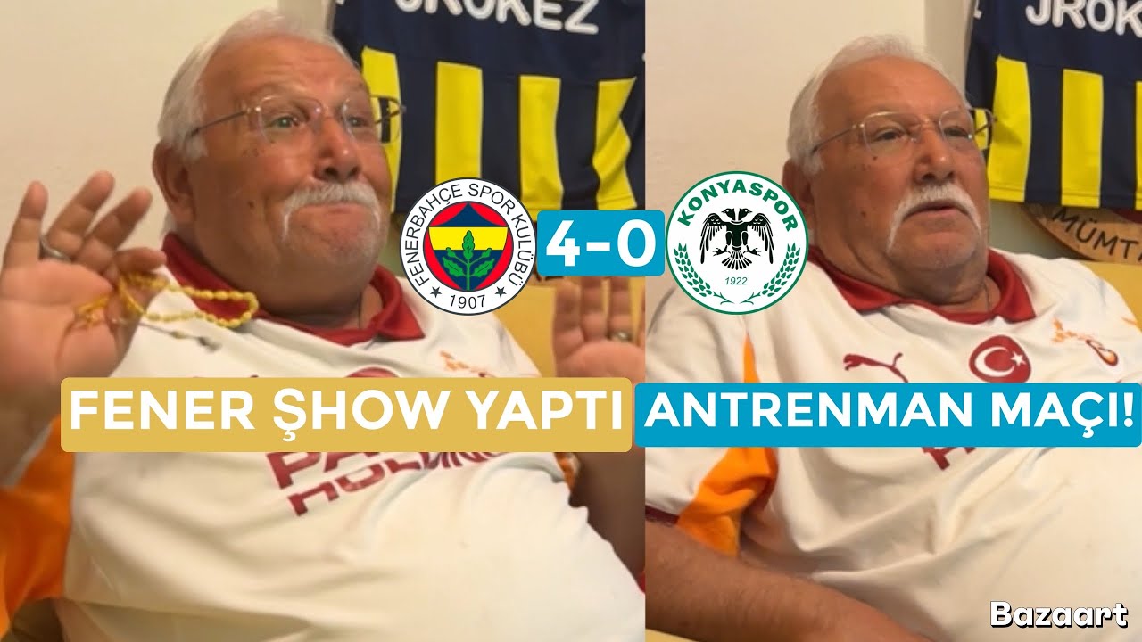 FENER SHOW YAPTI!  MÜMTAZ REİS ANTRENMAN MAÇI DEDİ! FENERBAHÇE 4-0 KONYASPOR 