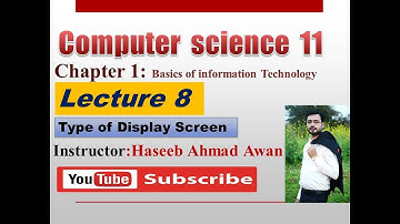 Type of Display Screen, what is Cathod Rays Tube(CRT)  ICS Computer first year chapter 1__#lectures8