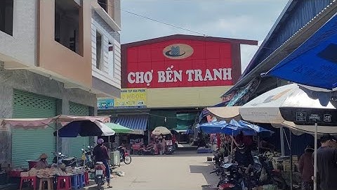 CHỢ BẾN TRANH XÃ LƯƠNG HÒA LẠC, HUYỆN CHỢ GẠO, TỈNH TIỀN GIANG /THE PHẠM MIỀN TÂY