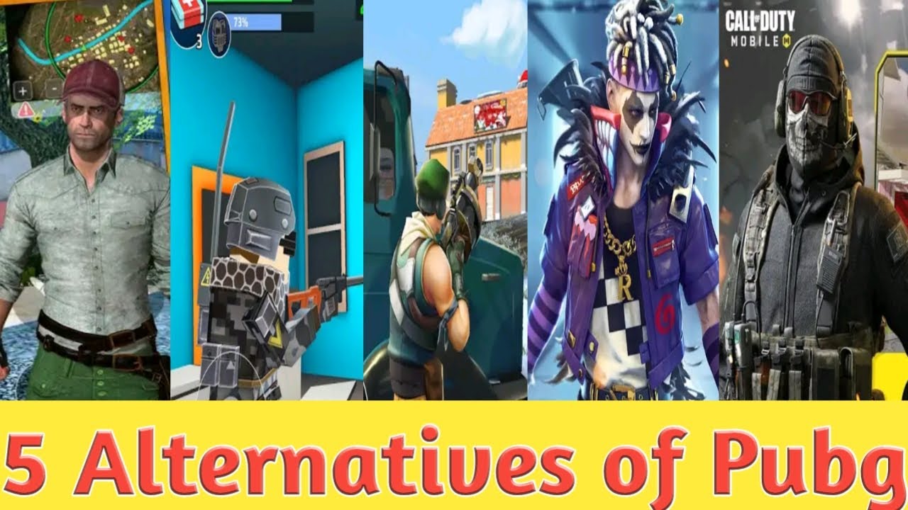 Best 5 PUBG MOBILE alternatives | FAU-G Game