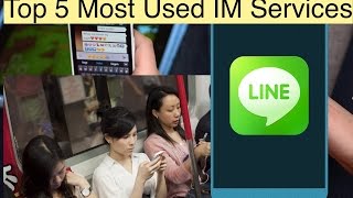 Most Popular Instant Messaging Services 2015. Top 5 Most Used Im Services.